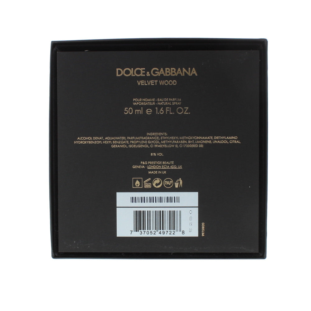 Dolce & Gabbana Velvet Wood Eau de Parfum 50ml