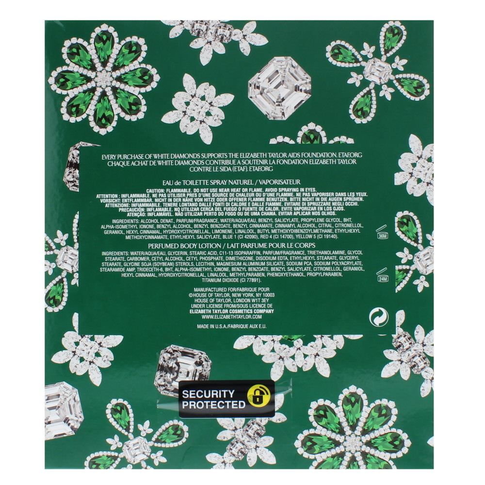 Elizabeth Taylor Diamonds And Emeralds Eau de Toilette 2 Pieces Gift Set