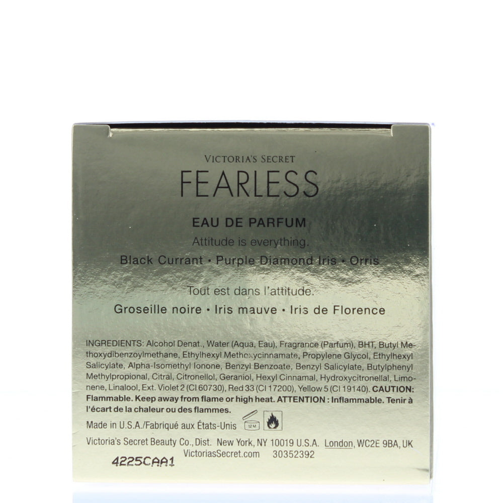 Victoria's Secret Fearless Eau de Parfum 50ml - Ingredients