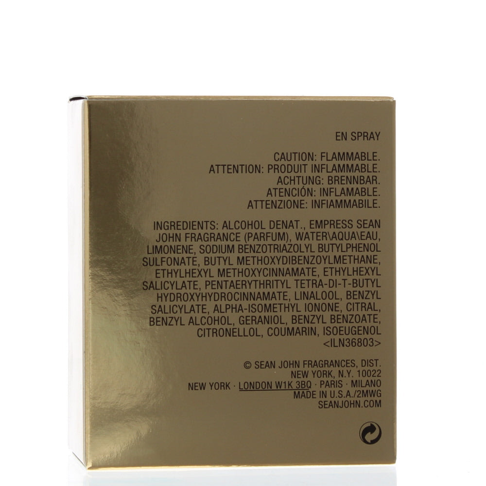 Sean John Empress Eau de Parfum 30ml - Ingredients