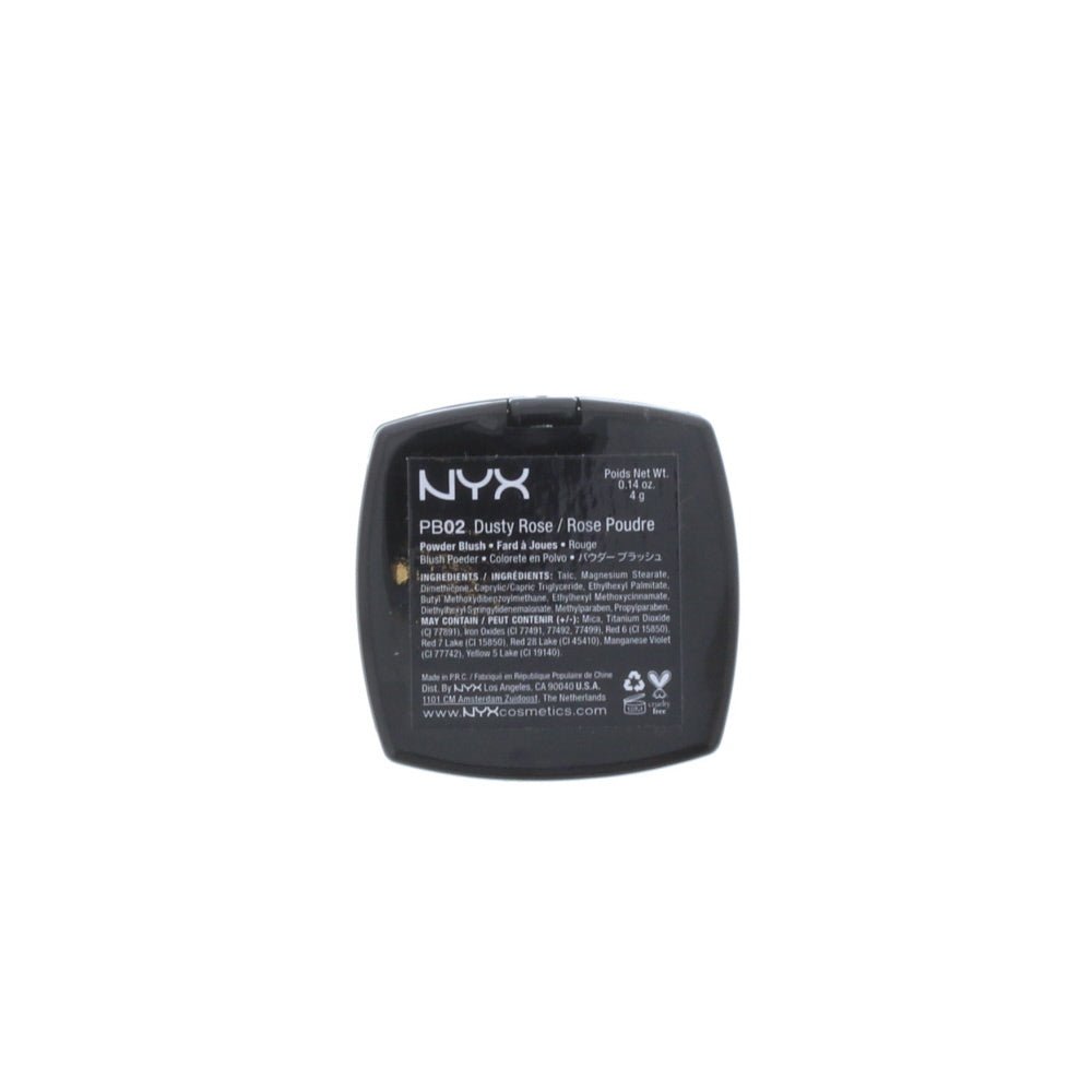 Nyx Powder Blush Pb02 Dusty Rose Blusher 4g