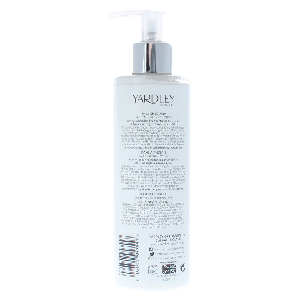 Yardley English Dahlia Body Lotion 250ml