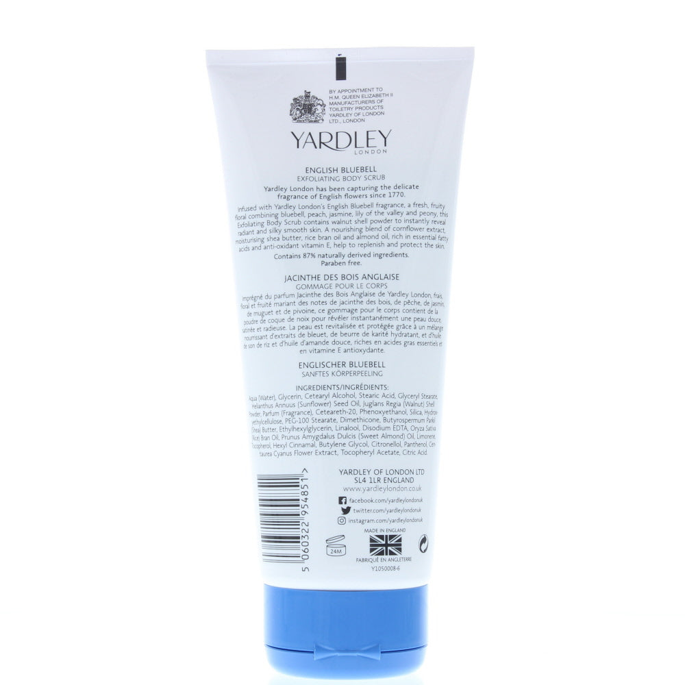 Yardley English Bluebell Body Scrub 200ml