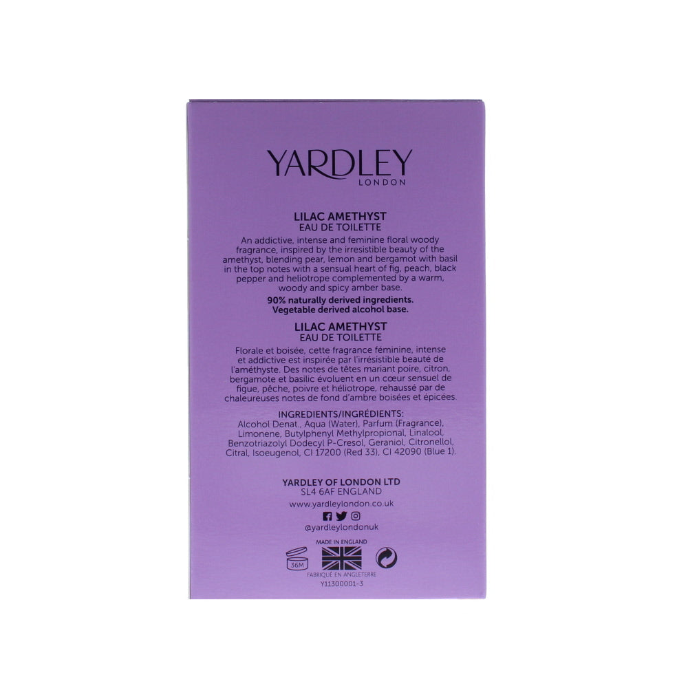 Yardley The Collection Lilac Amethyst Eau de Toilette 50ml