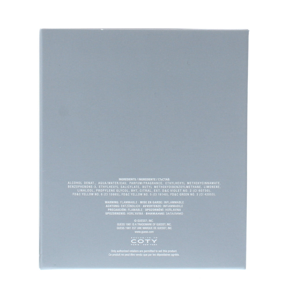 Guess 1981 For Men Eau de Toilette 100ml
