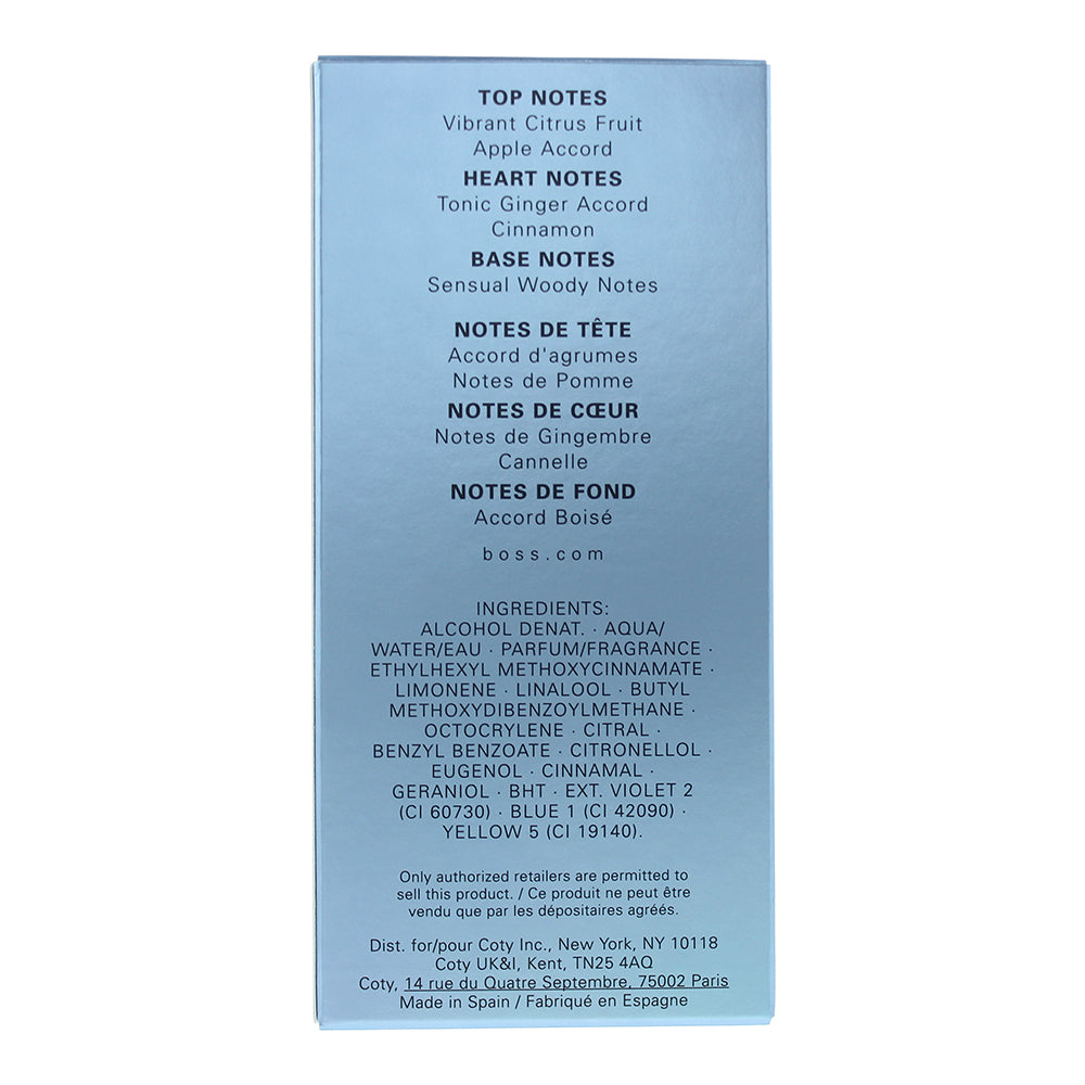 Hugo Boss Bottled Tonic Eau de Toilette 100ml - Ingredients