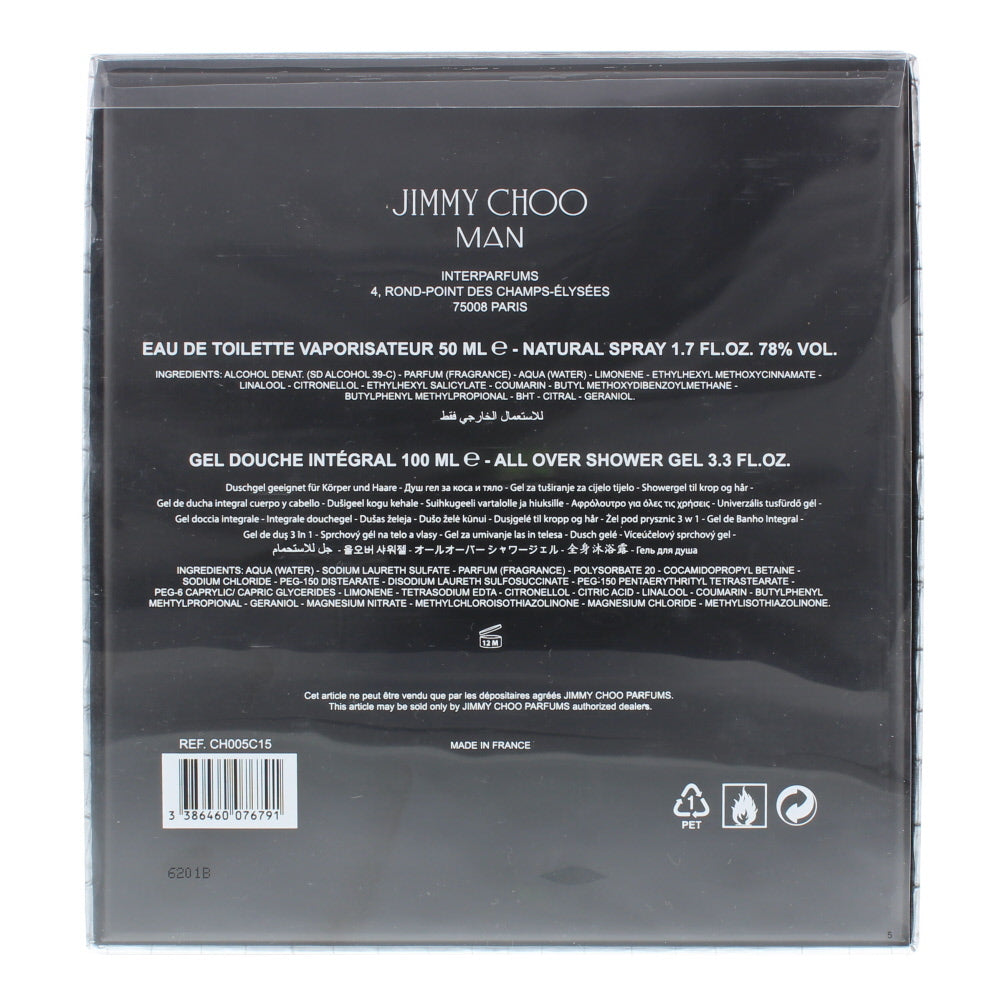 Jimmy Choo Man Eau de Toilette 2 Pieces Gift Set
