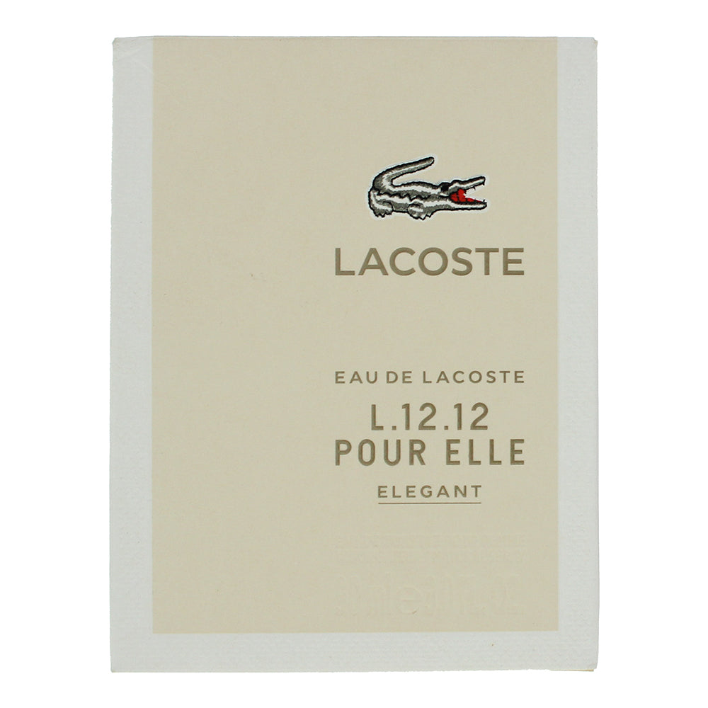 Lacoste Eau de Lacoste L.12.12 Pour Elle Elegant Eau de Toilette 90ml - Box