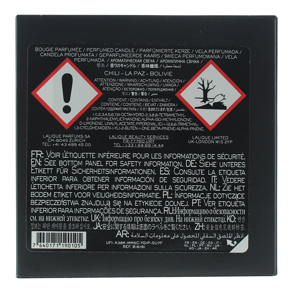 Lalique Chili La Paz Bolivie Candle 190g