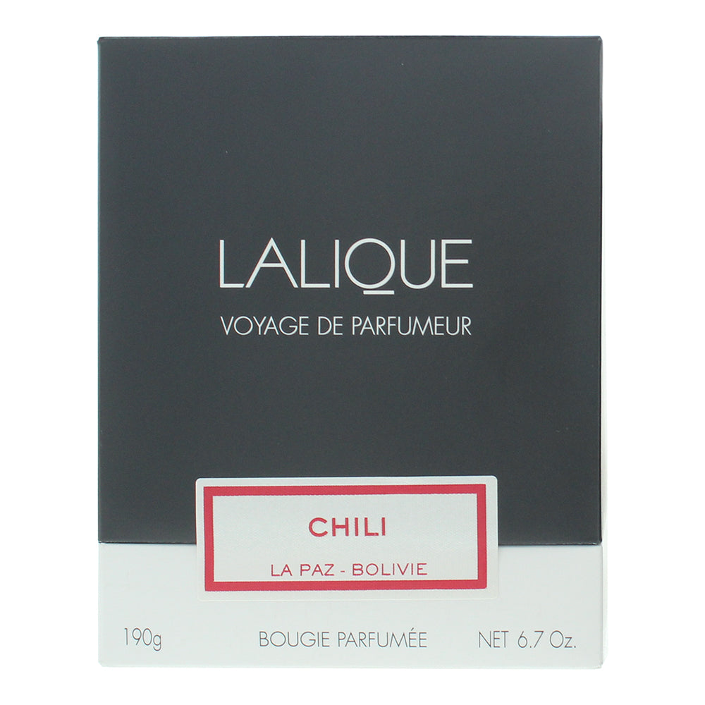 Lalique Chili La Paz Bolivie Candle 190g - Box