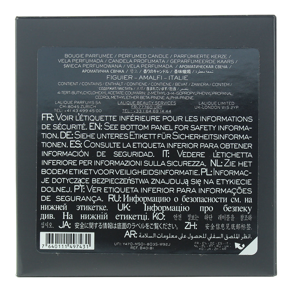 Lalique Figuier Amalfi Italie Candle 190g