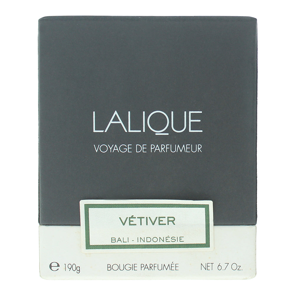 Lalique Vetiver Bali Indonesie Candle 190g - Box