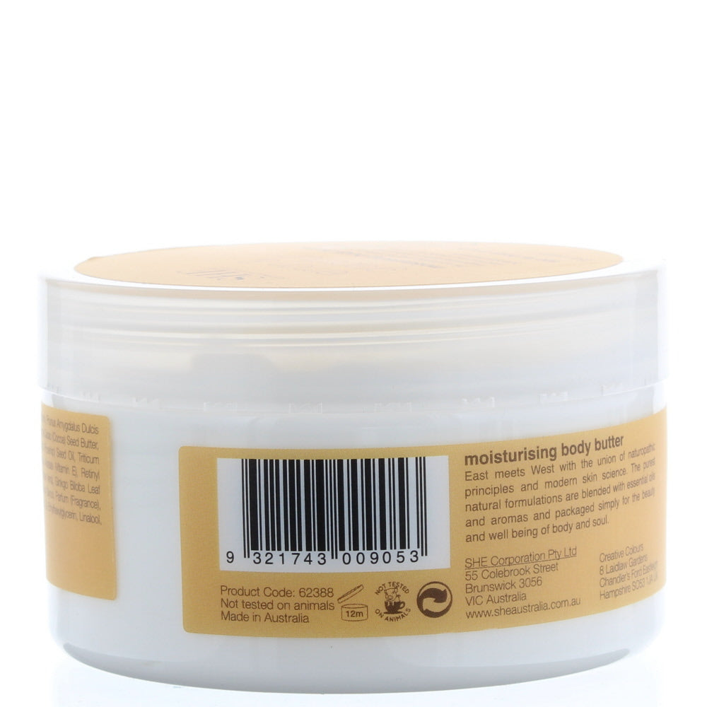 Om She Lemon & Grapefruit Moisturising Body Butter 250g - Ingredients