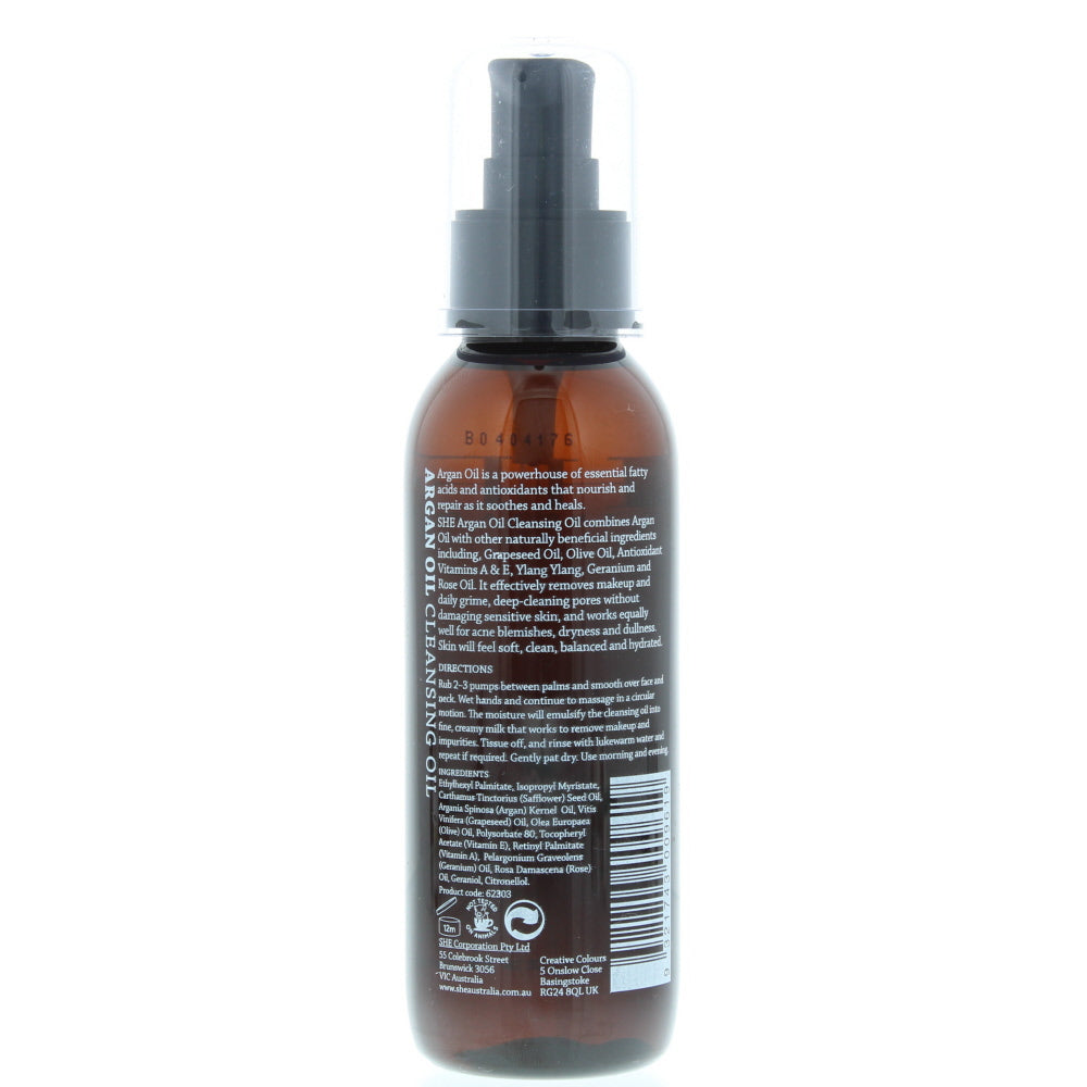 Om She Argan Oil Cleansing Oil 125ml - Ingredients