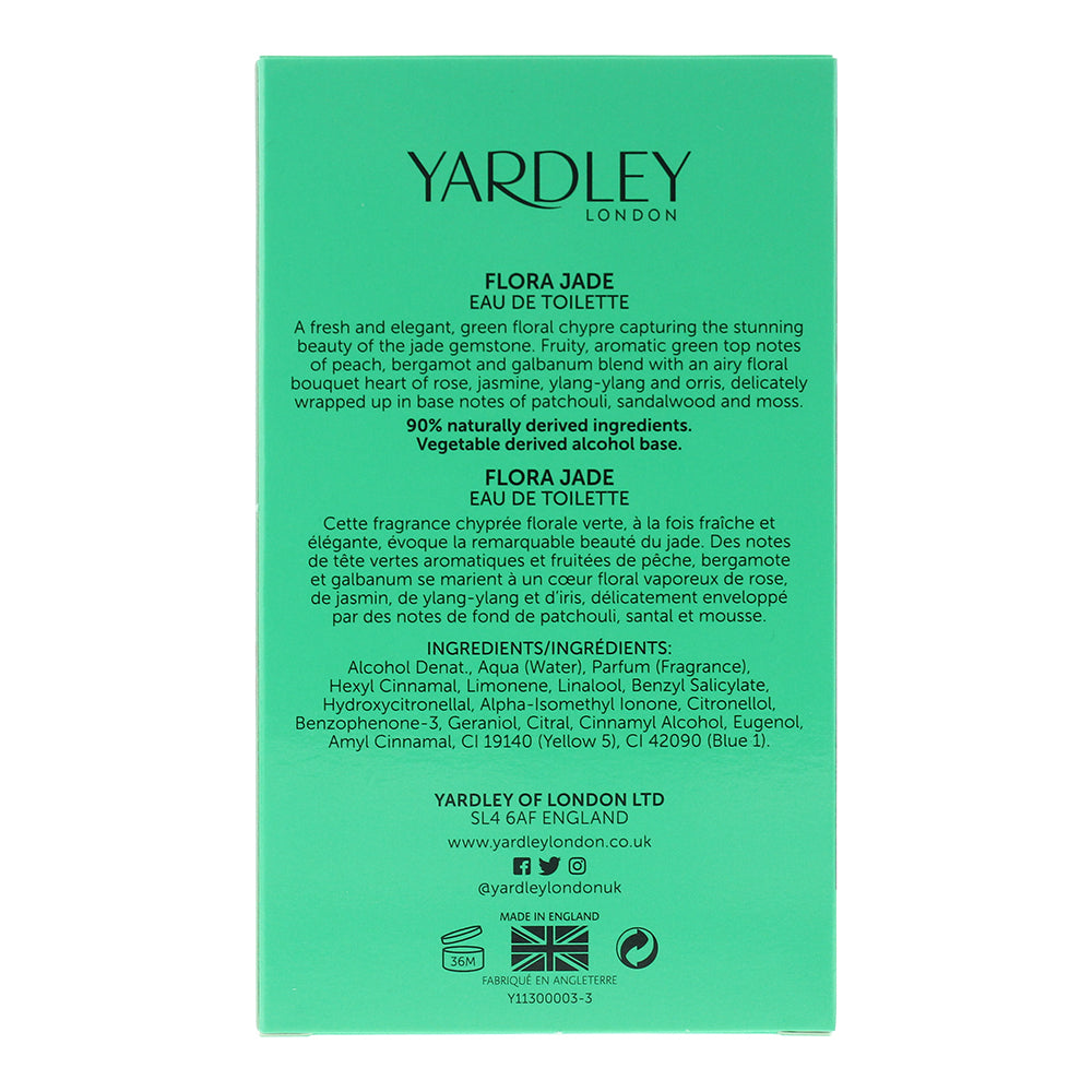 Yardley The Collection Flora Jade Eau de Toilette 50ml