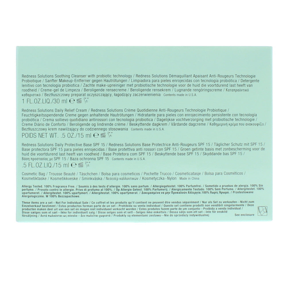 Clinique Redness Relief Skincare Set 4 Pieces Gift Set