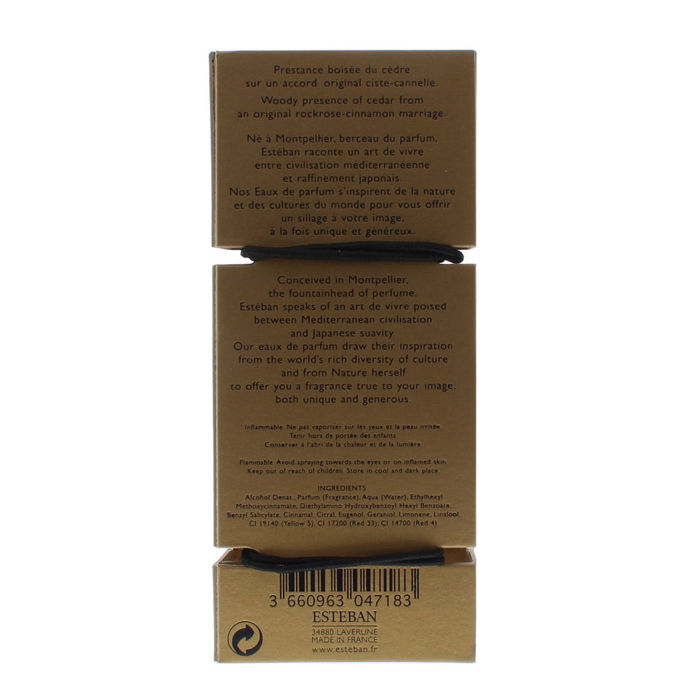 Esteban Cèdre Eau de Parfum 50ml