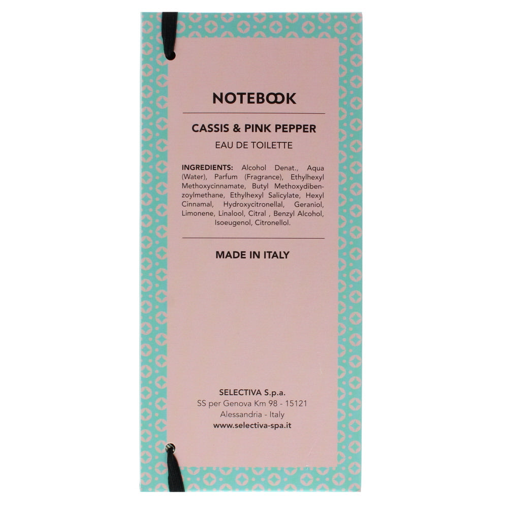 Aquolina Notebook Cassis & Pink Pepper Eau de Toilette 100ml