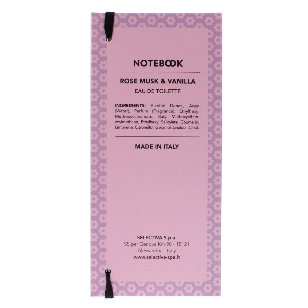 Aquolina Notebook Rose Musk & Vanilla Eau de Toilette 100ml