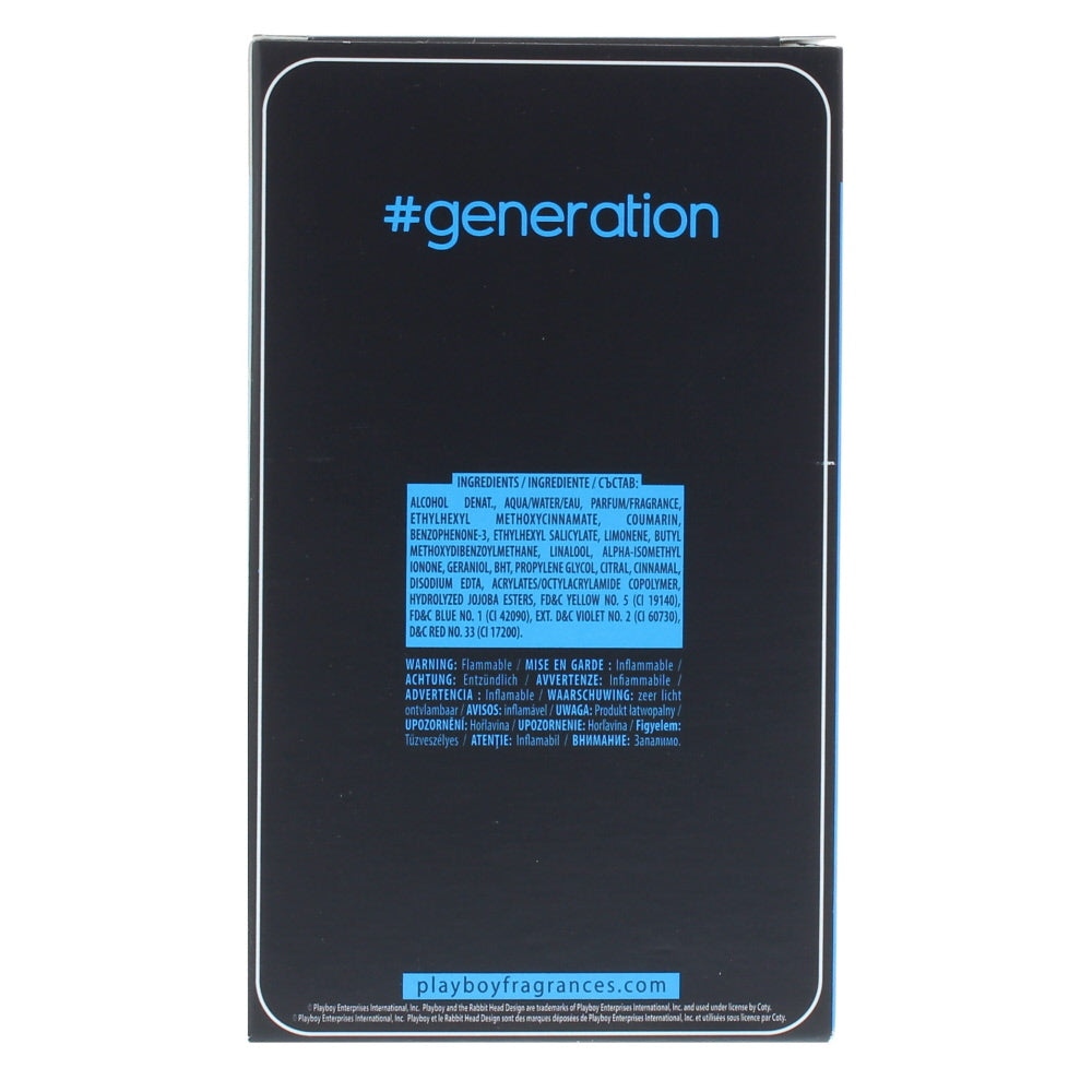 Playboy #Generation Eau de Toilette 100ml