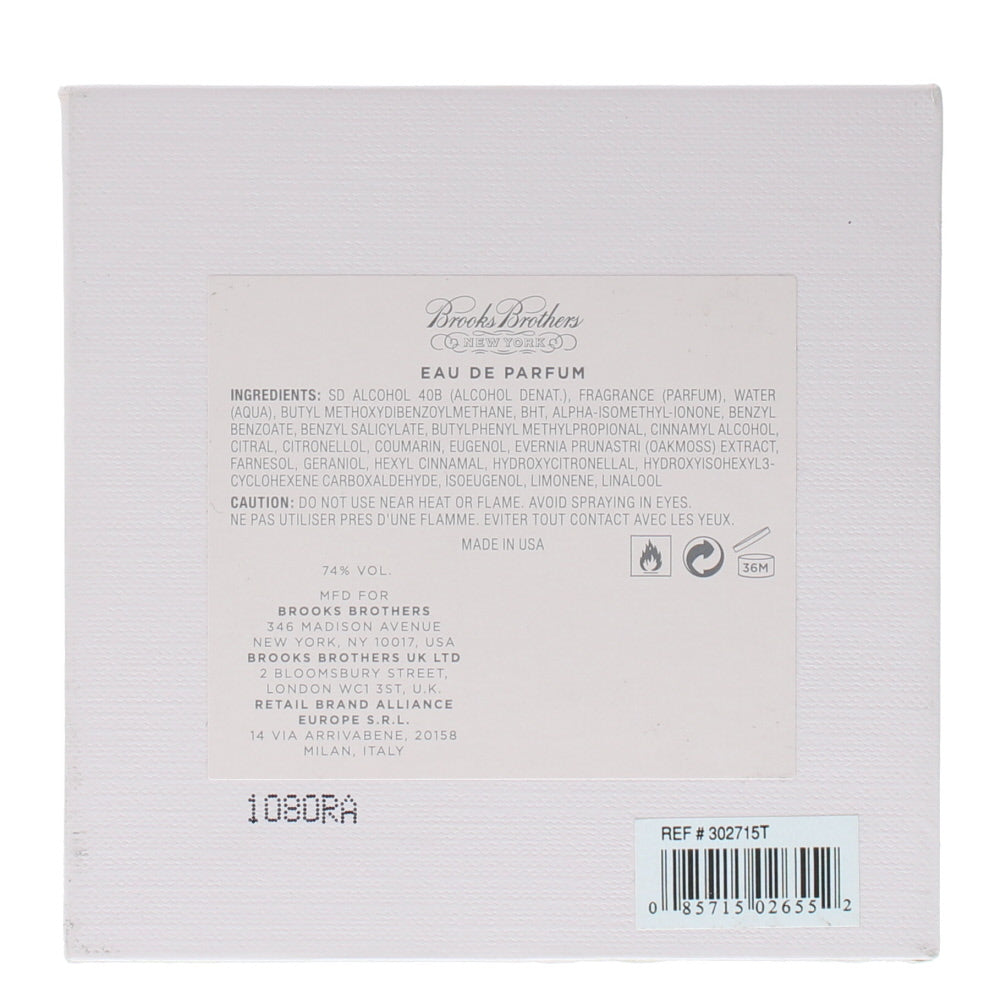 Brooks Brothers New York Ladies Eau de Parfum 100ml - Ingredients