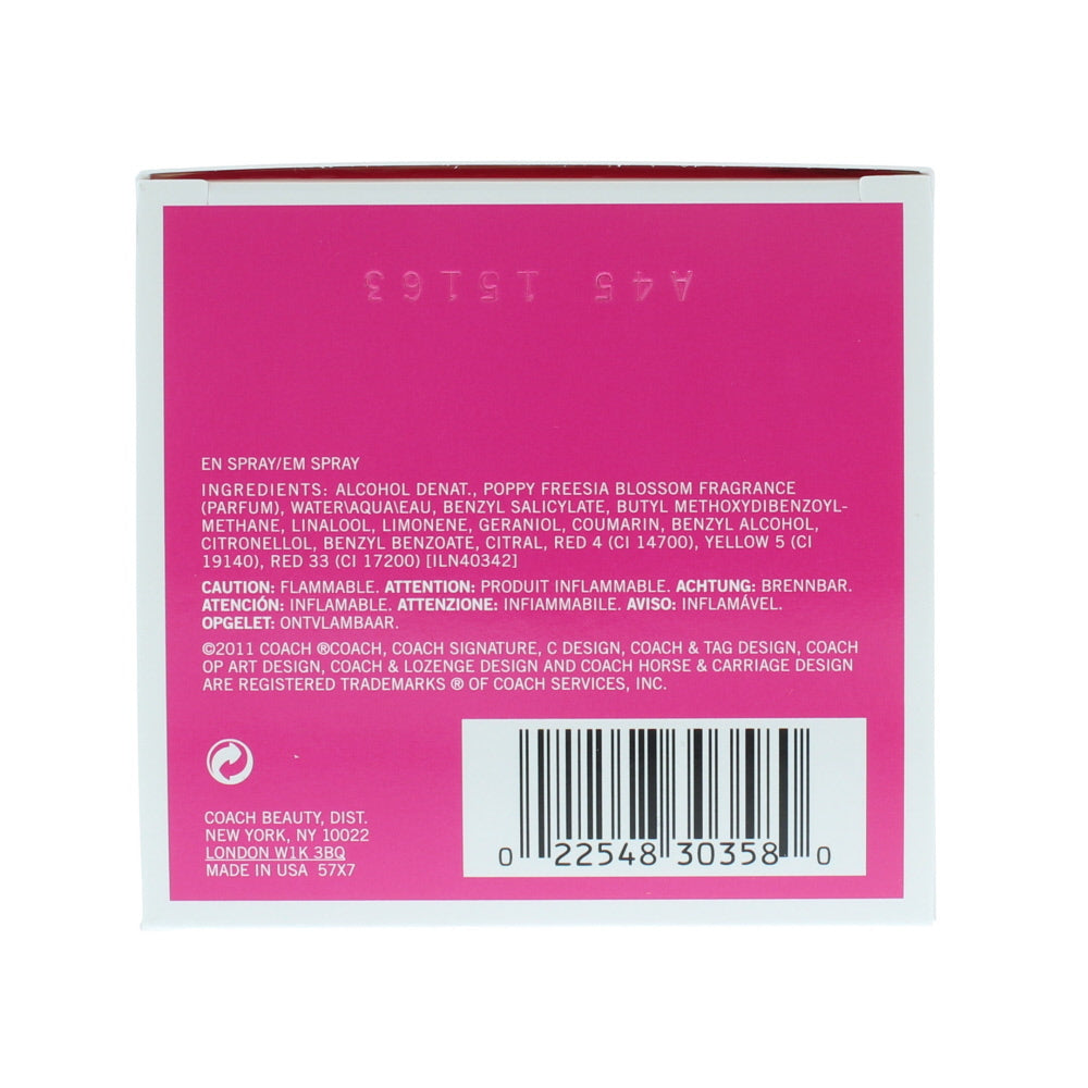 Coach Poppy Freesia Blossom Eau de Parfum 100ml