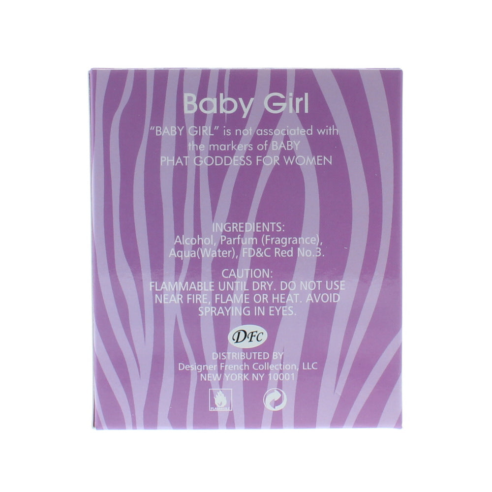 Designer French Collection Baby Girl Pour Femme Eau de Parfum 75ml - Ingredients