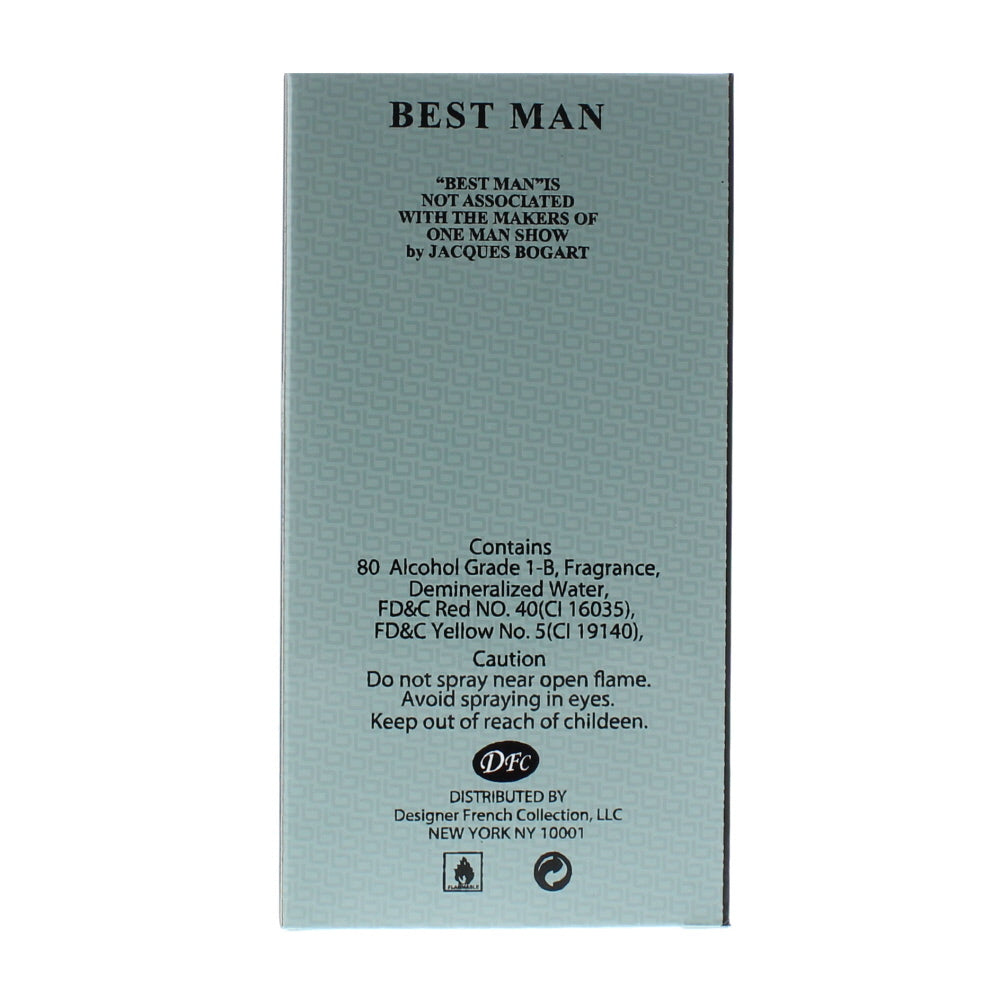 Designer French Collection Best Man Eau de Toilette 100ml - Ingredients