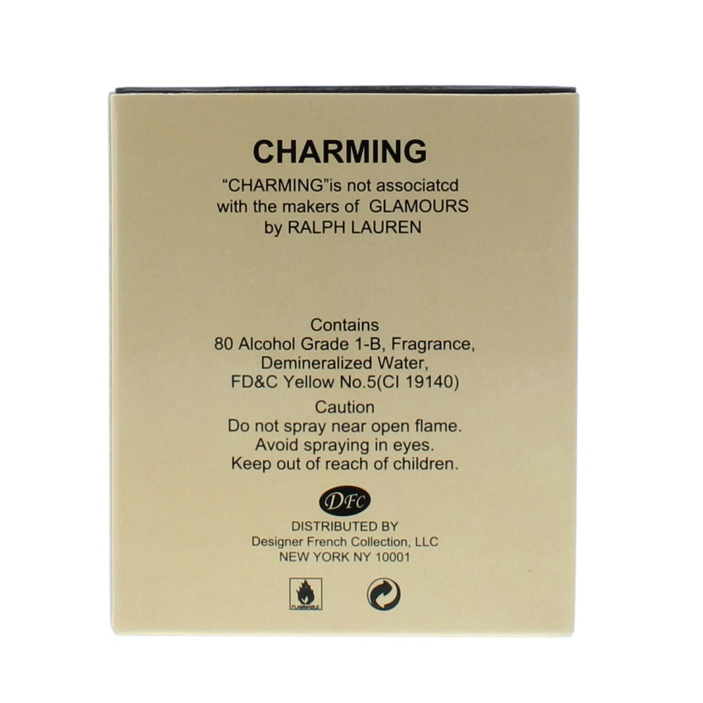 Designer French Collection Charming Eau de Parfum 100ml - Ingredients