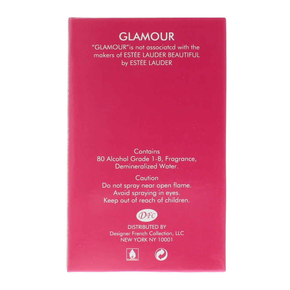 Designer French Collection Glamour Eau de Parfum 90ml - Ingredients