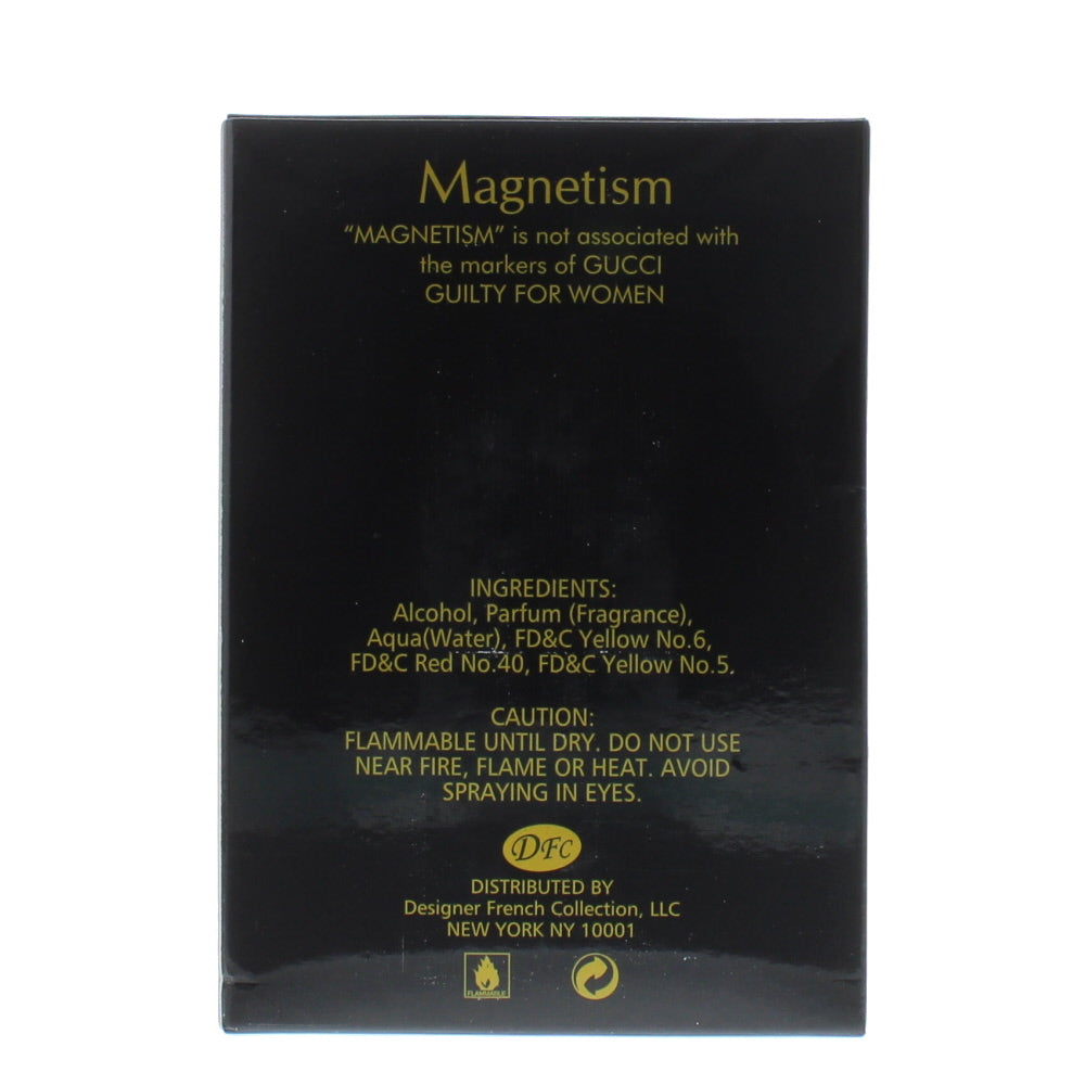 Designer French Collection Magnetism Eau de Parfum 100ml - Ingredients