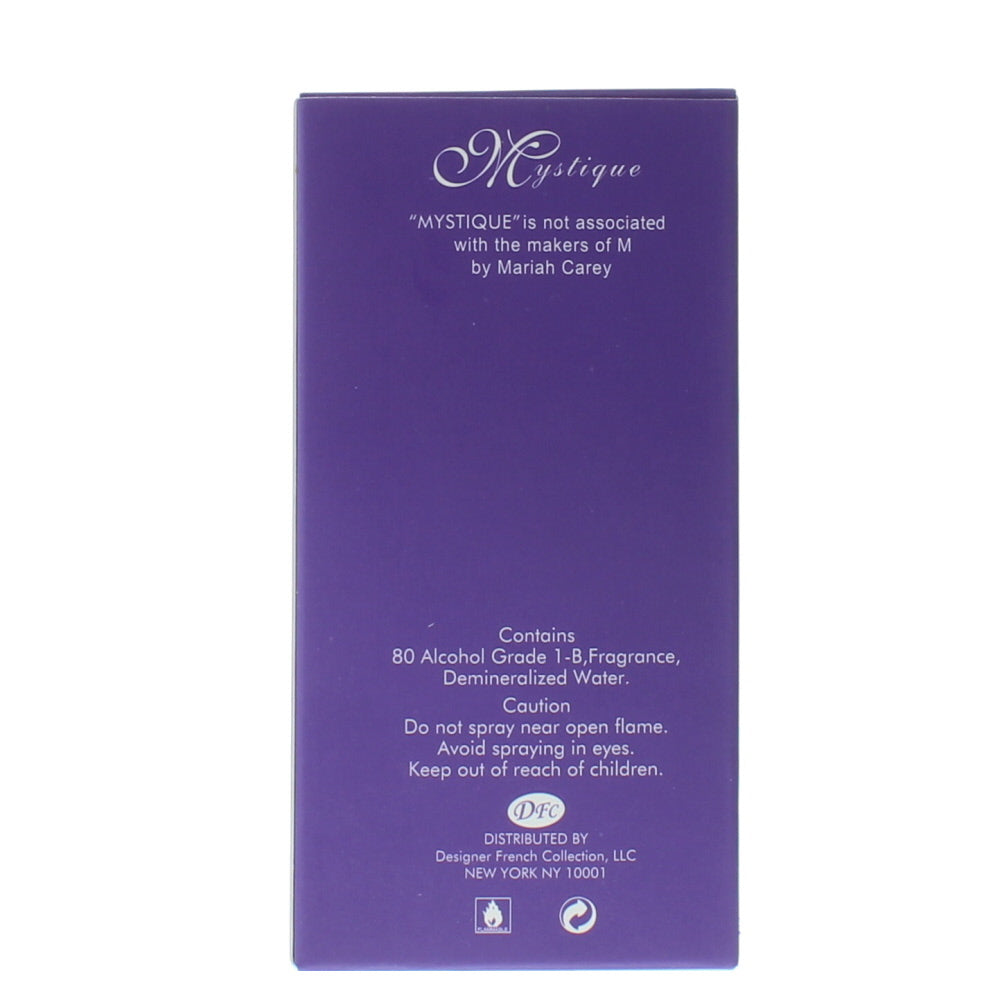 Designer French Collection Mystique Eau de Parfum 100ml - Ingredients