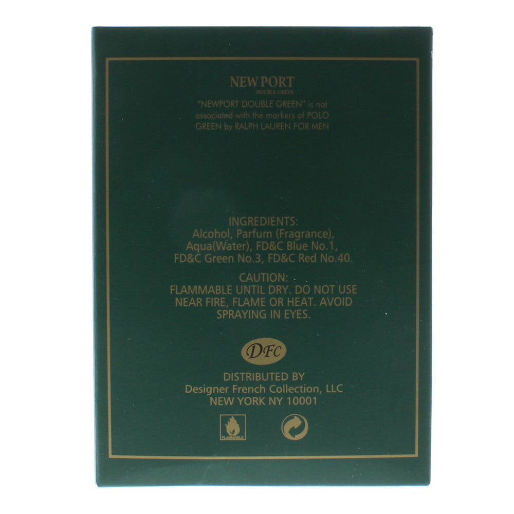 Designer French Collection Newport Double Green Eau de Toilette 100ml