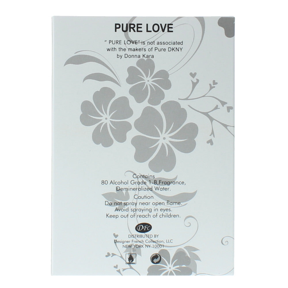 Designer French Collection Pure Love Eau de Parfum 100ml - Ingredients