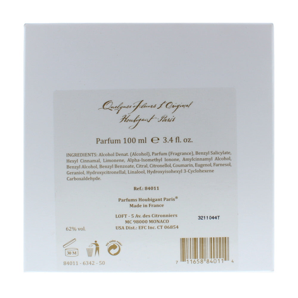 Houbigant Quelques Fleurs L'original Extrait De Parfum 100ml