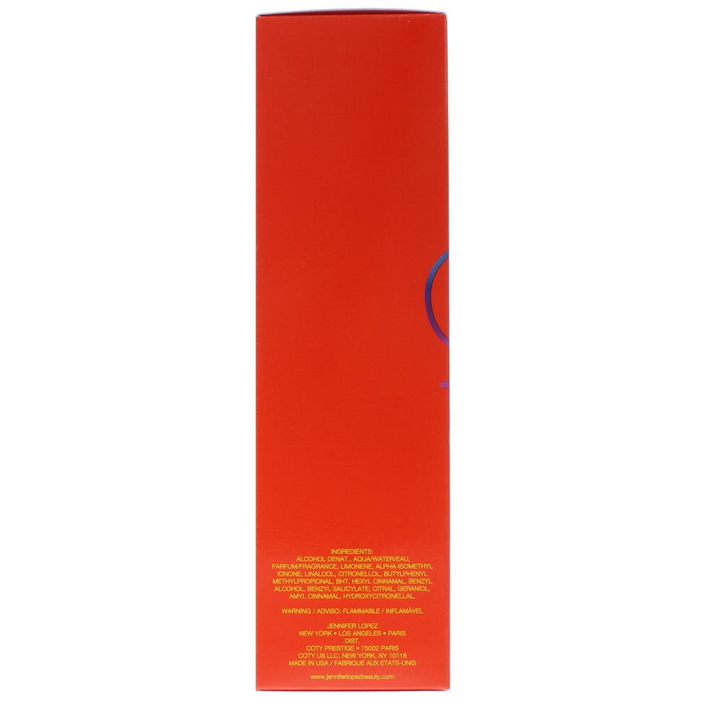 Jennifer Lopez Rio Glow Eau de Toilette 100ml - Ingredients