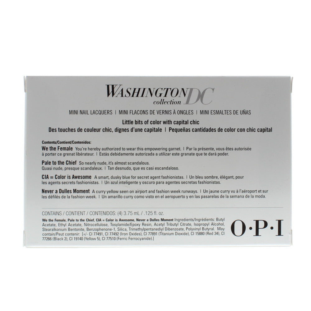 Opi Washington Dc Collection Cosmetic Set Gift Set : Nail Polish X 4 3.75ml
