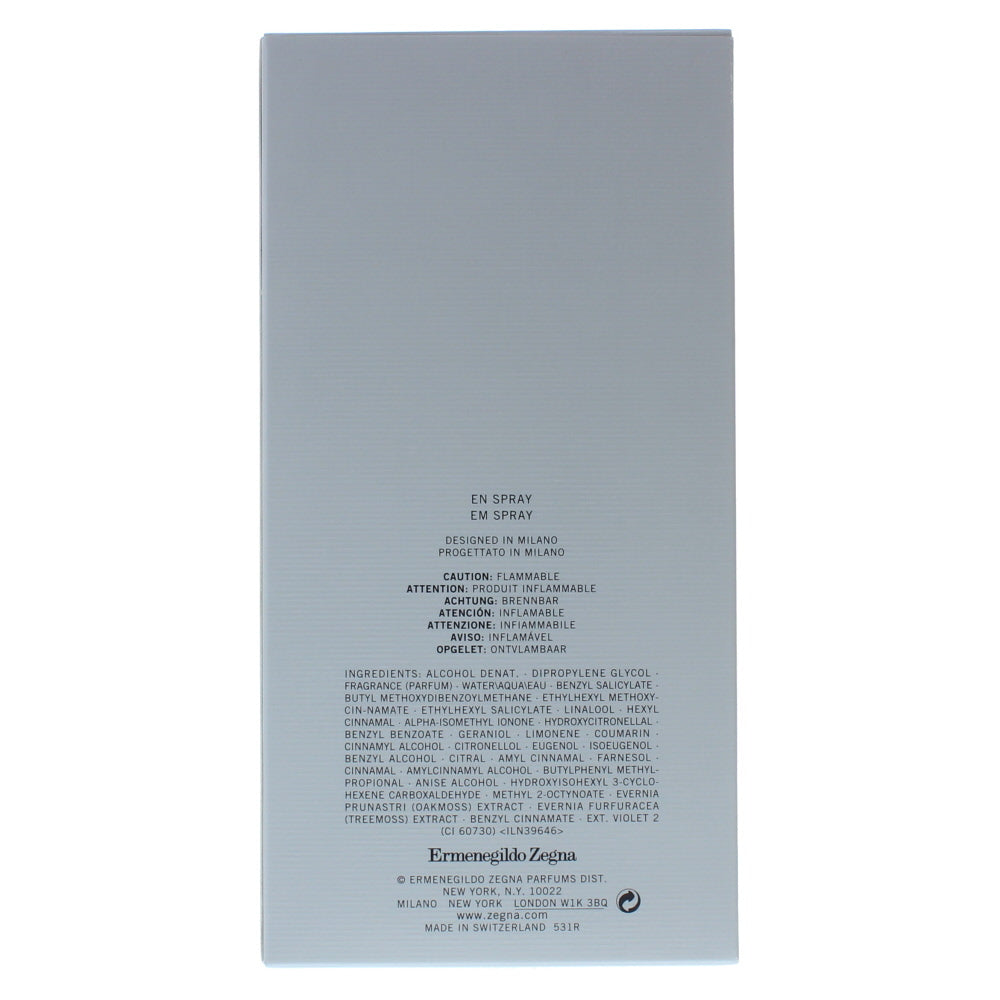 Zegna Uomo Eau de Toilette 100ml