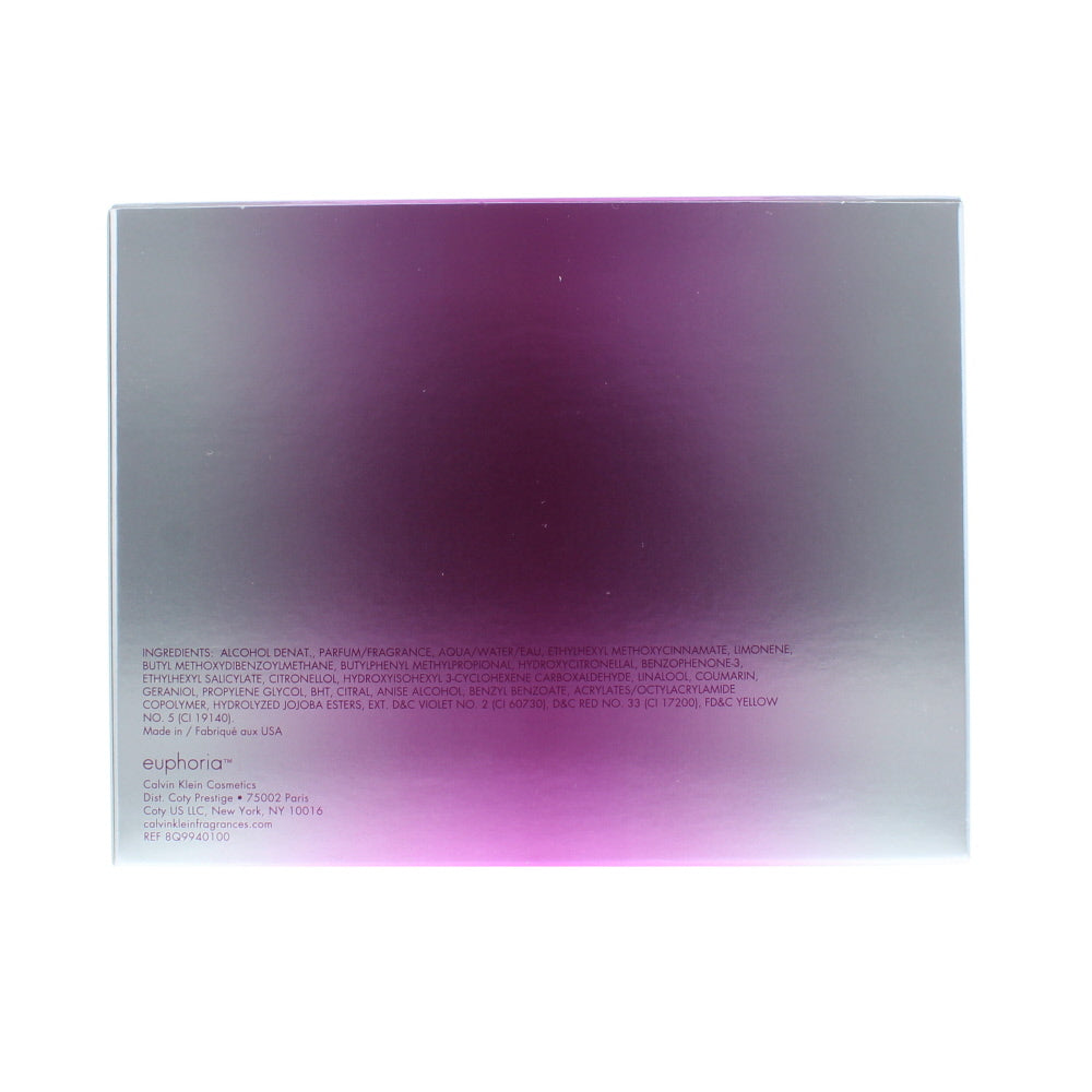 Calvin Klein Forbidden Euphoria Eau de Parfum 100ml - Ingredients