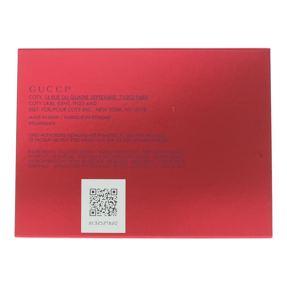 Gucci Rush Eau de Toilette 75ml - Ingredients