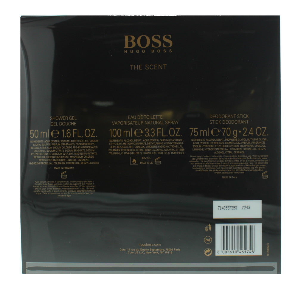 Hugo Boss The Scent Eau de Toilette 3 Pieces Gift Set