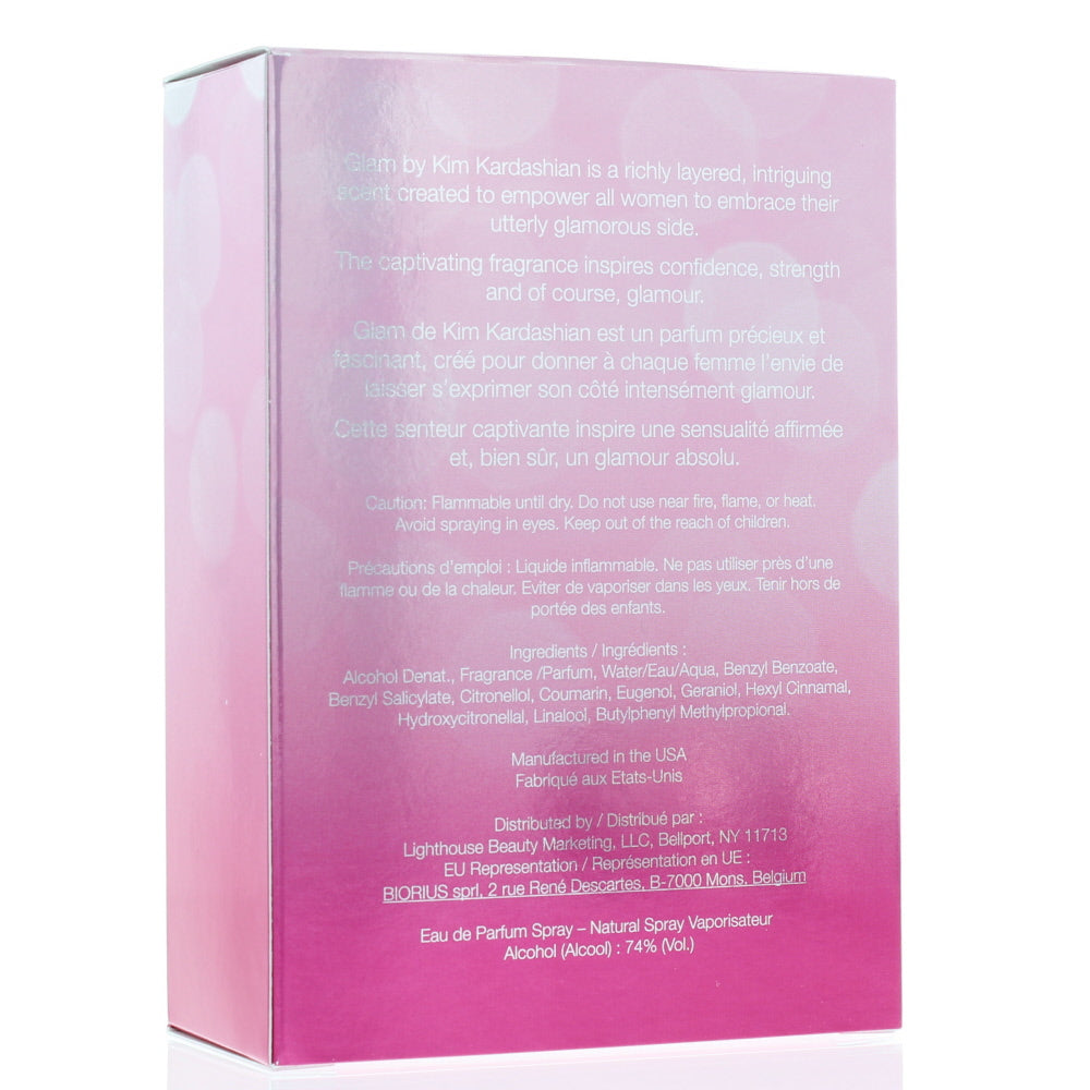 Kim Kardashian Glam Eau de Parfum 50ml - Ingredients