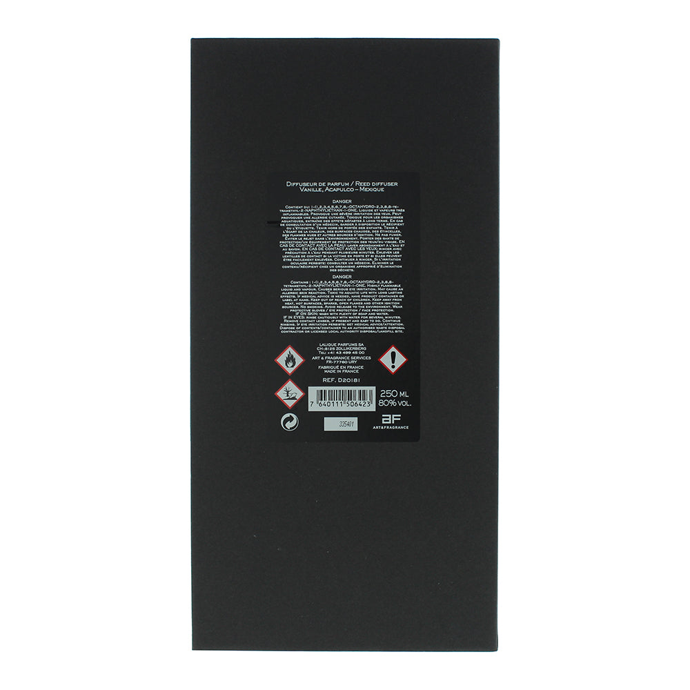 Lalique Vanille Acapulco Mexique Diffuser 250ml