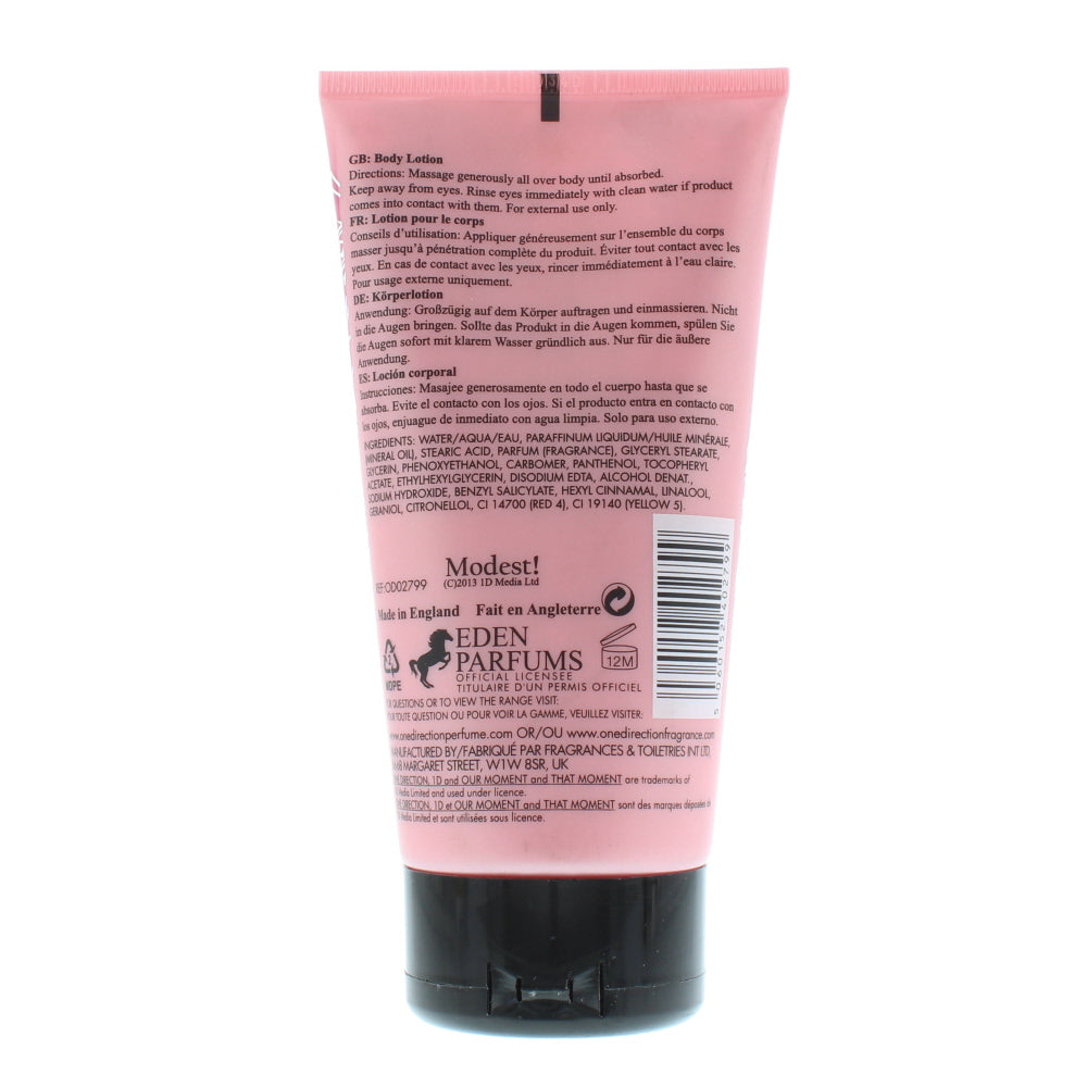 One Direction That Moment Body Lotion 150ml - Ingredients