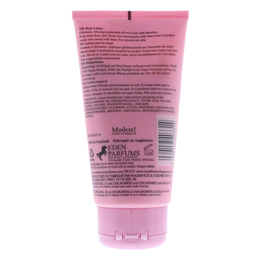 One Direction You & I Body Lotion 150ml - Ingredients