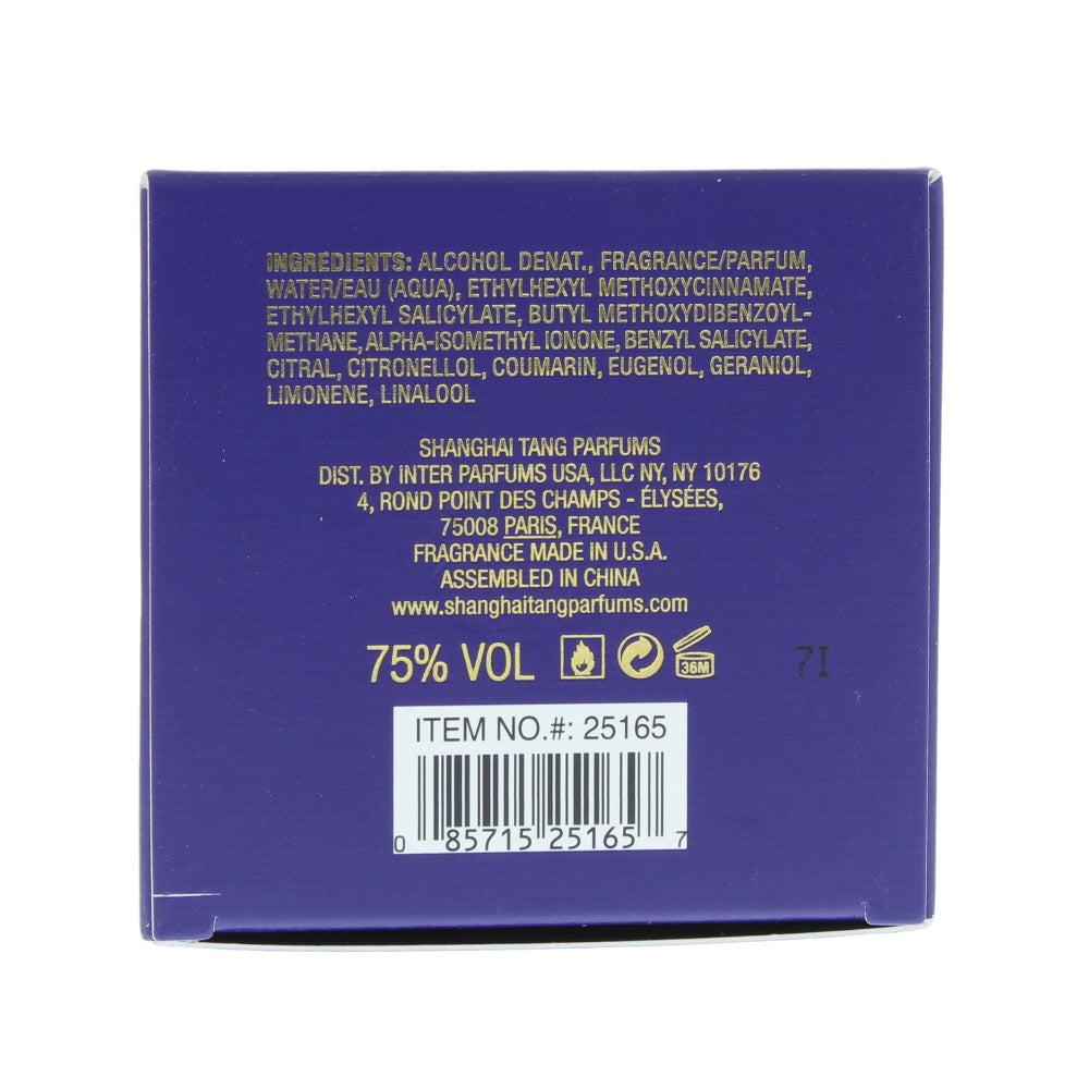 Shanghai Tang Orchid Bloom Eau de Parfum 60ml - Ingredients