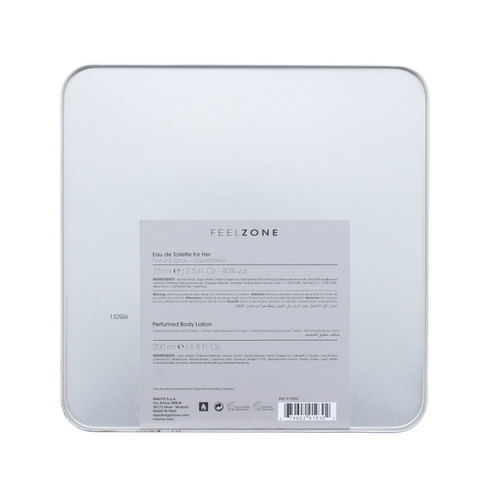 Zippo Feelzone For Her Eau de Toilette 2 Pieces Gift Set