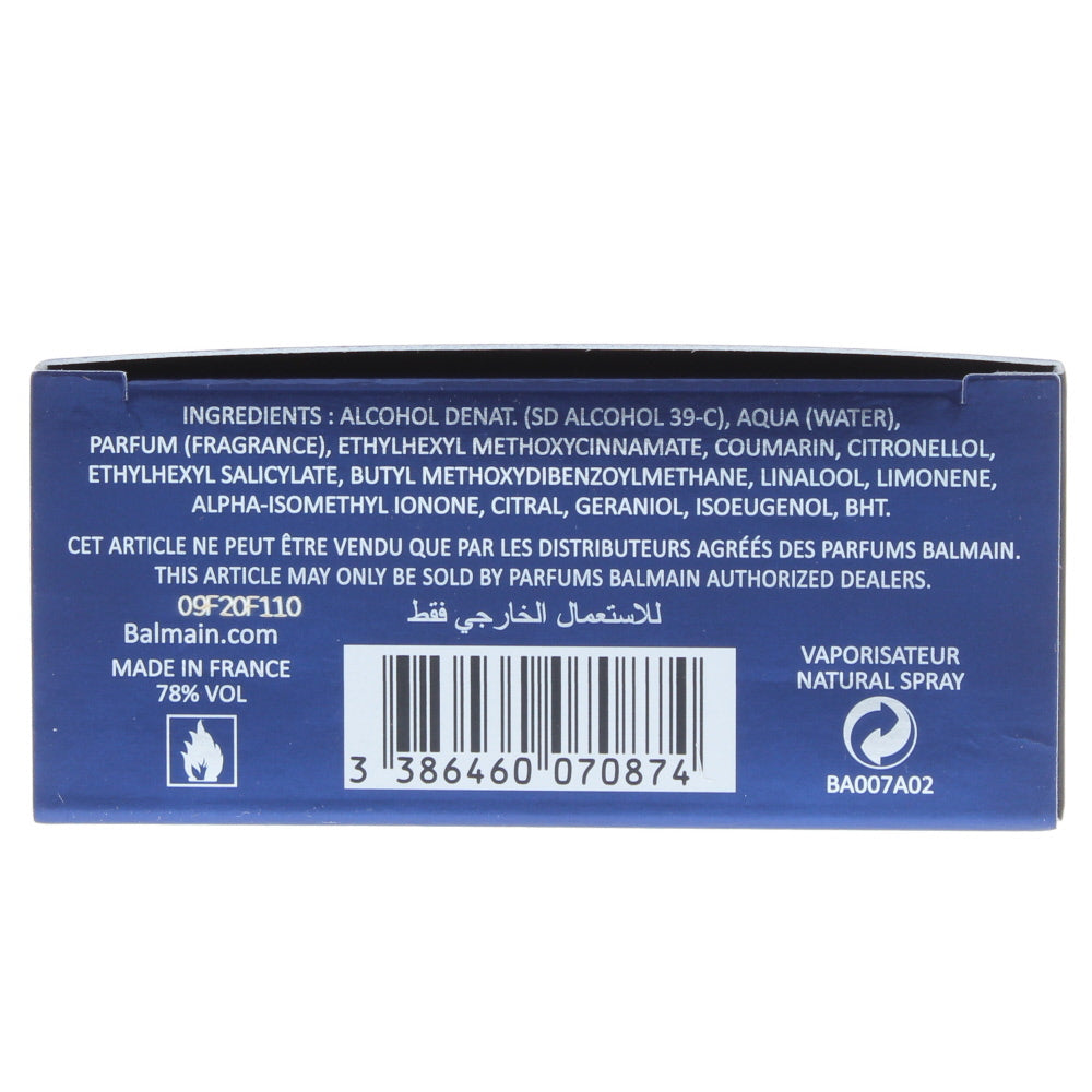 Balmain Homme Eau de Toilette 60ml