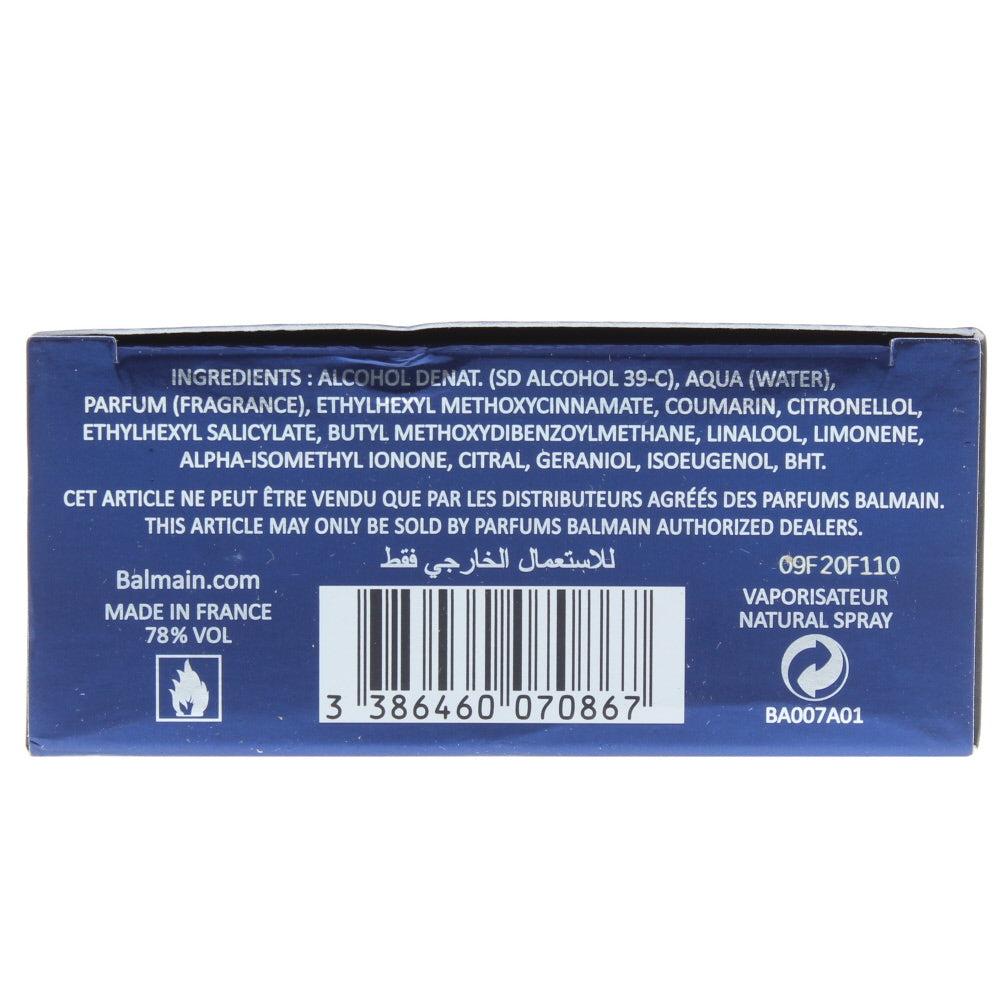 Balmain Homme Eau de Toilette 100ml