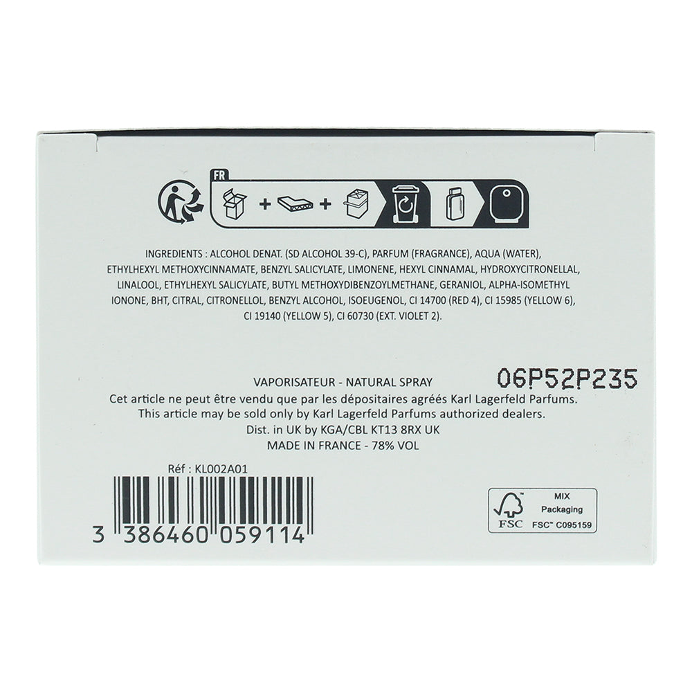 Karl Lagerfeld Eau de Parfum 85ml